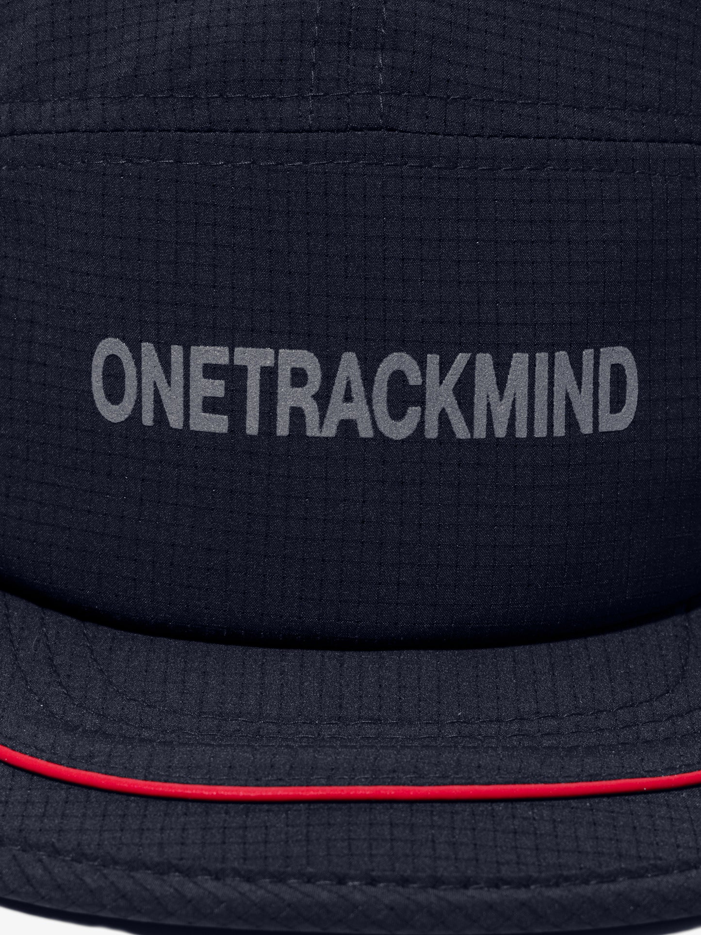 The Brunch Cap in Midnight Navy / Reflective Red