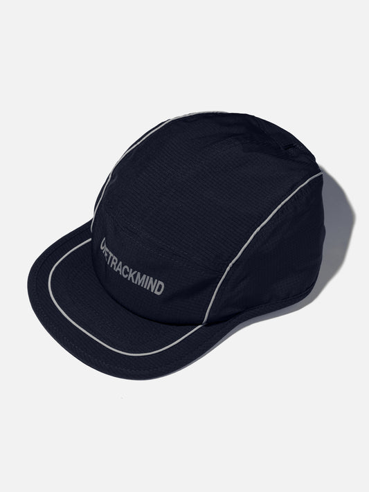 The Brunch Cap in Midnight Navy / Reflective Gray